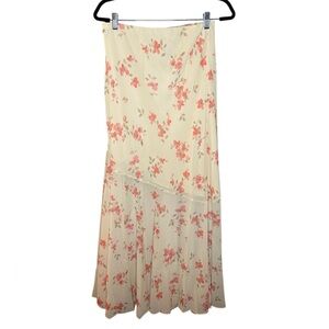 NEW Rumored Ex-BoyfriendBoxer Banana Boat Floral‎ Tiered High-Waisted Maxi Skirt